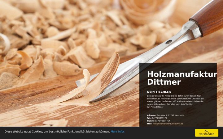 Screenshot of holzmanufaktur-dittmer.de