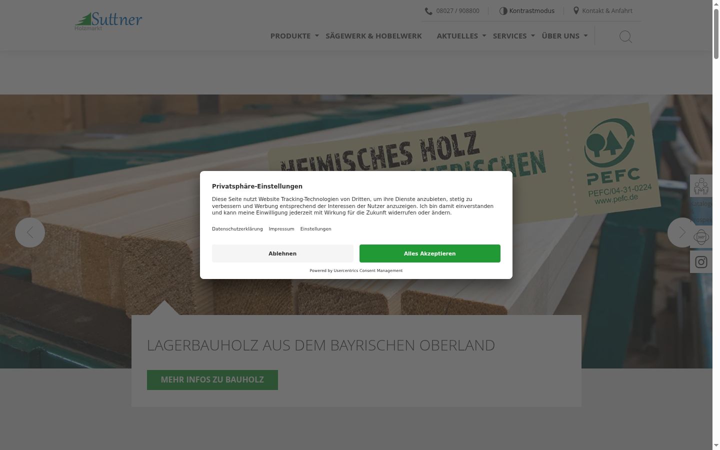 Sutikimo reklamjuostės, rodytos prieš bet kokią sąveiką, ekrano kopija