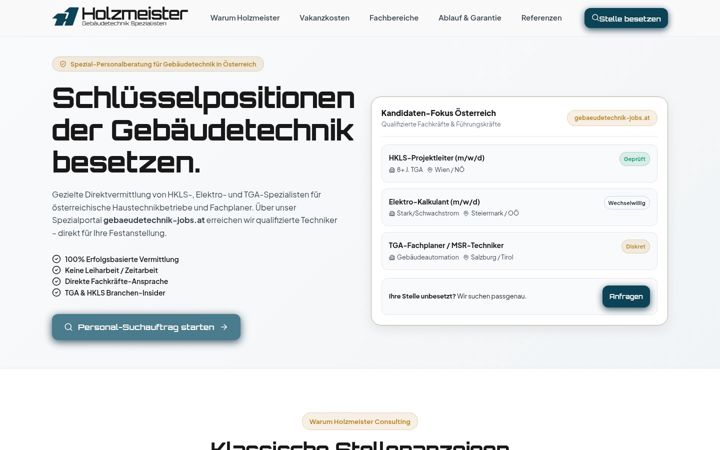 Screenshot of holzmeister-consulting.at