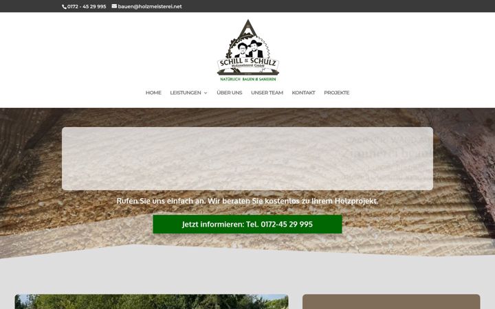 Screenshot of holzmeisterei.net