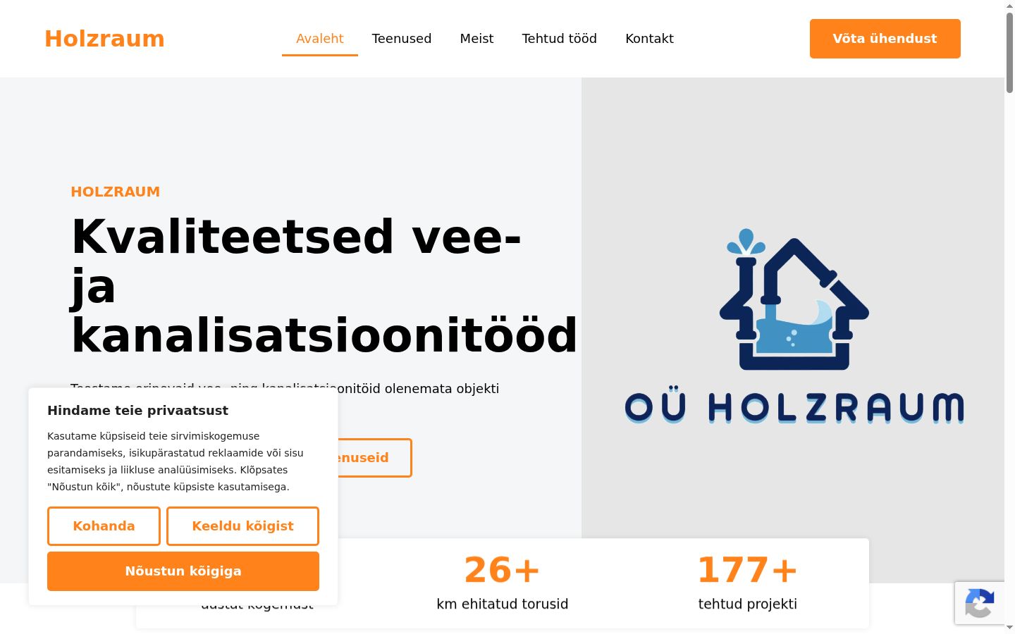 Snímek obrazovky baneru souhlasu zobrazeného před jakoukoli interakcí