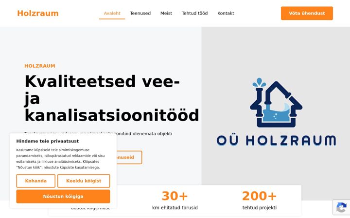 Screenshot of holzraum.ee