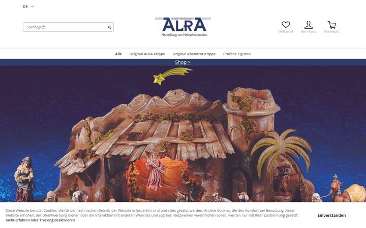 Screenshot of holzschnitzerei-alra.it
