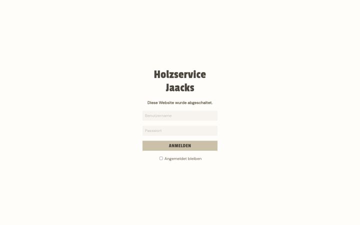 Screenshot of holzservicejaacks.de