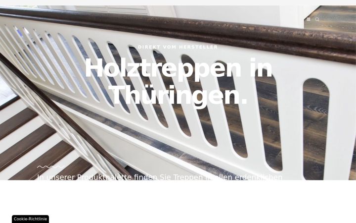 Screenshot of holztreppenthueringen.de