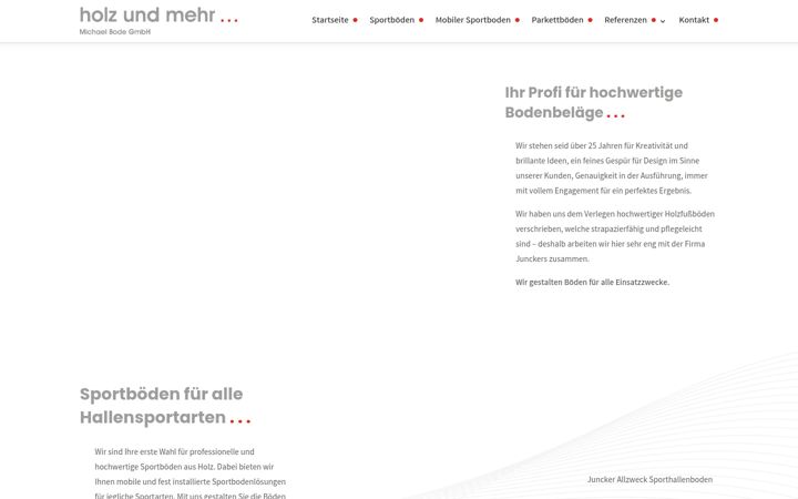 Screenshot of holzumehr.de