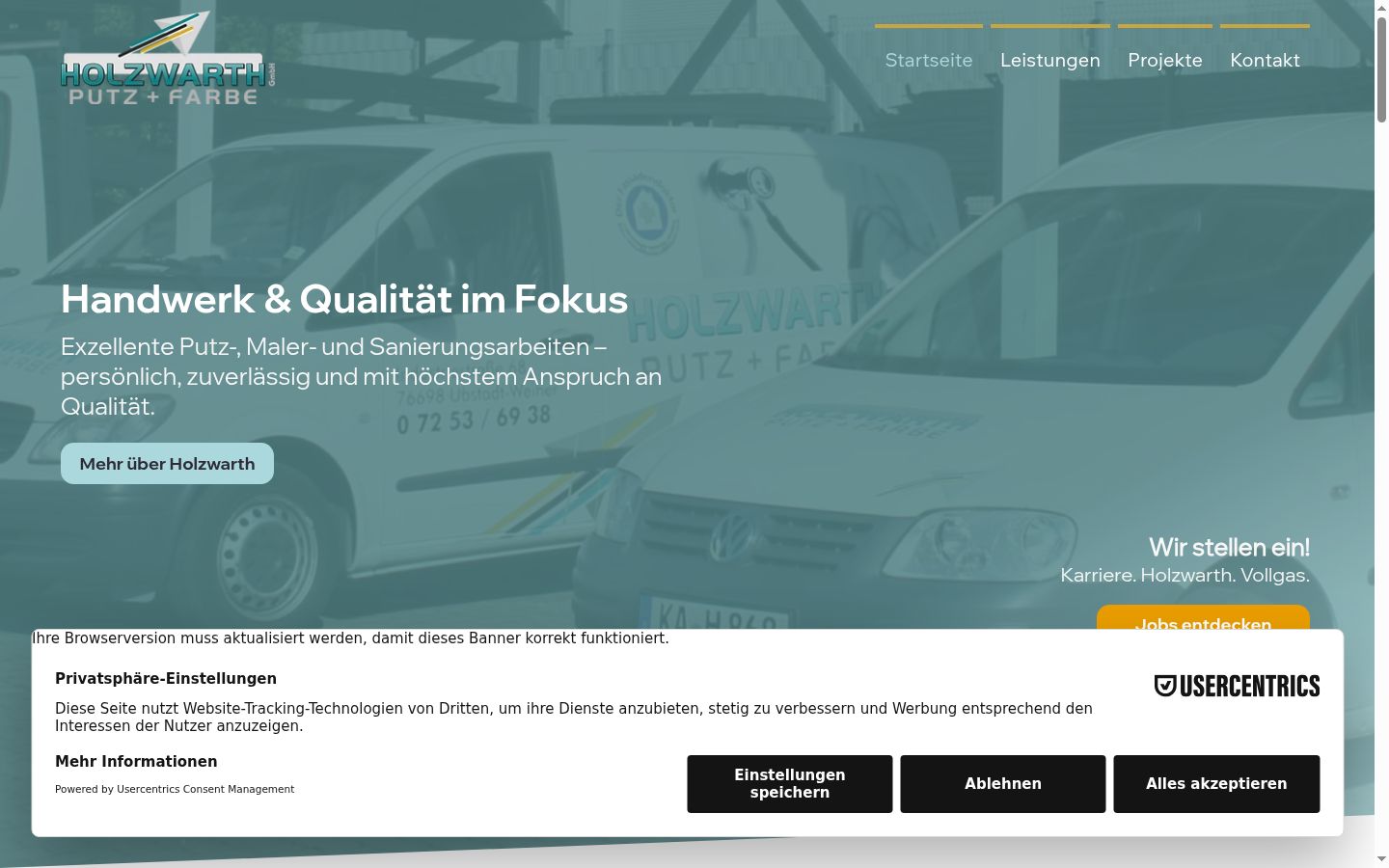 Screenshot tal-banner tal-kunsens muri qabel kwalunkwe interazzjoni