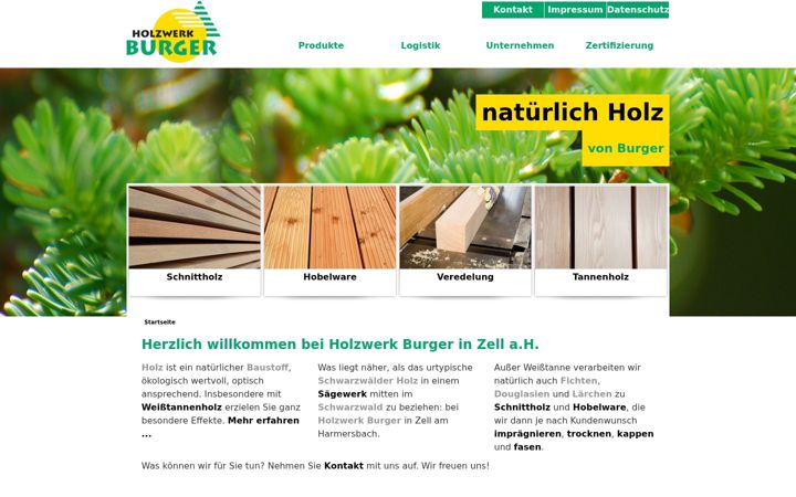 Screenshot of holzwerk-burger.de