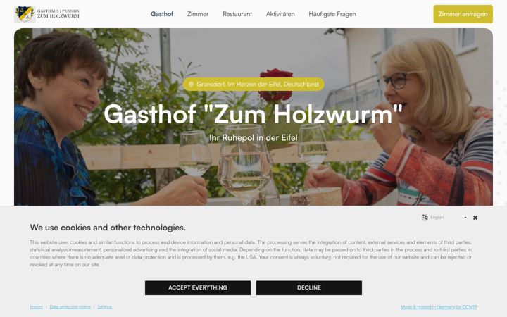 Screenshot of holzwurm-gransdorf.de