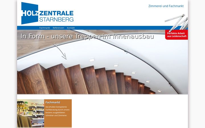 Screenshot of holzzentrale-starnberg.de
