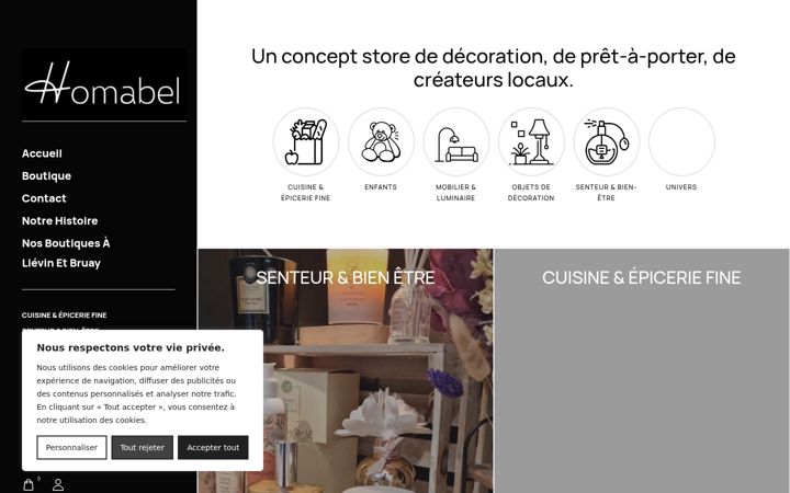 Screenshot of homabel.com
