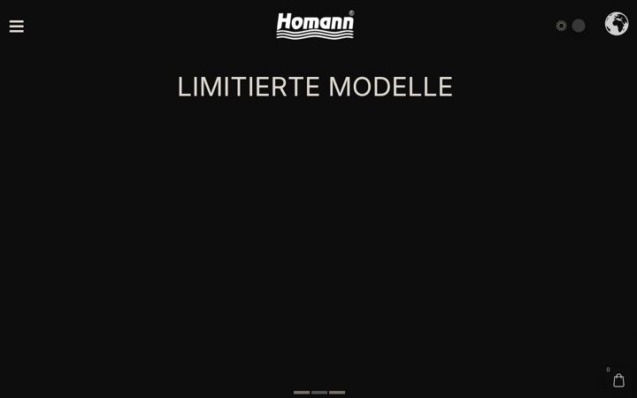 Screenshot of homann-store.com