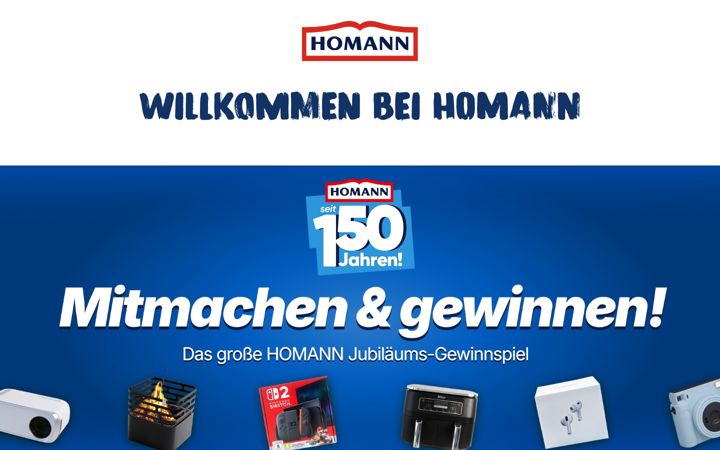 Screenshot of homann.de