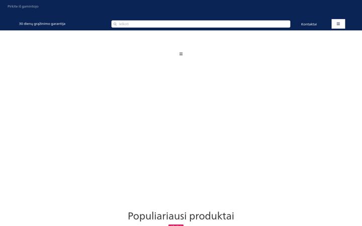 Posnetek zaslona home-appliances.lt