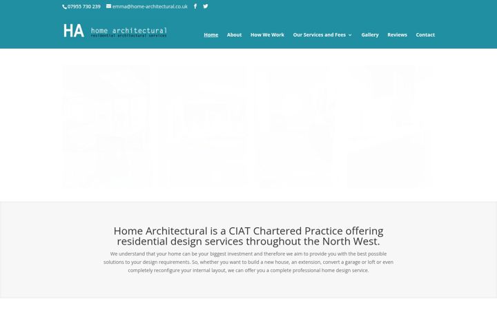 Screenshot of home-architectural.co.uk