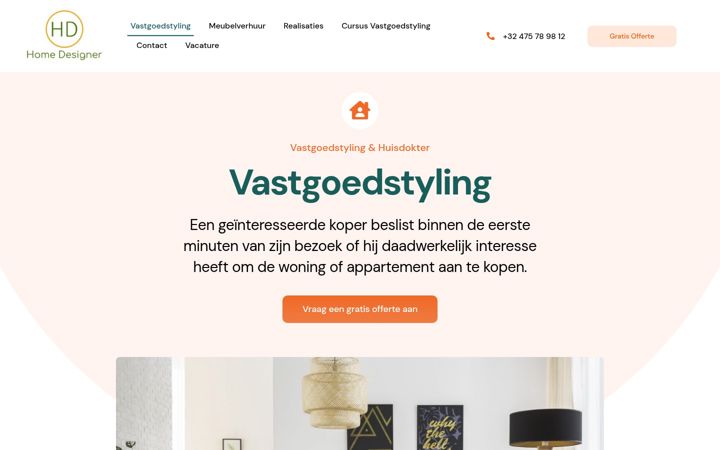 Screenshot of home-designer.be