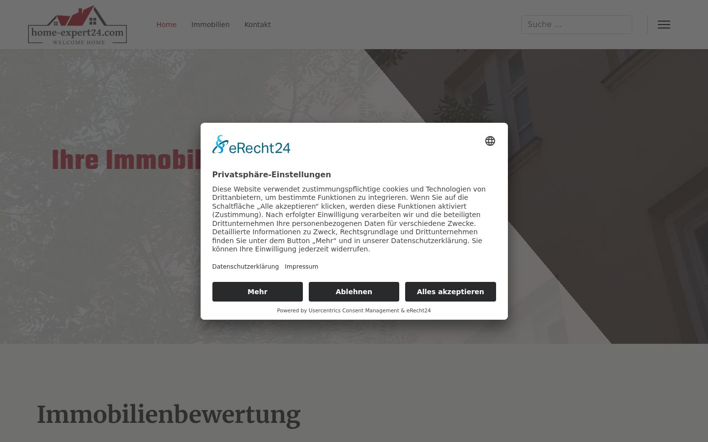 Screenshot tal-banner tal-kunsens muri qabel kwalunkwe interazzjoni