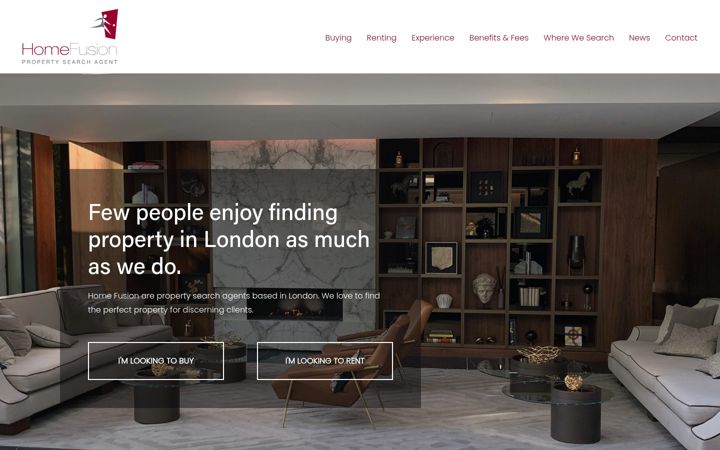 Screenshot of home-fusion.co.uk