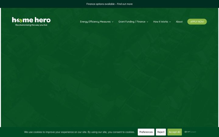 Screenshot of home-hero.co.uk