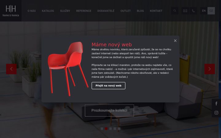 Screenshot of home-horeca.cz