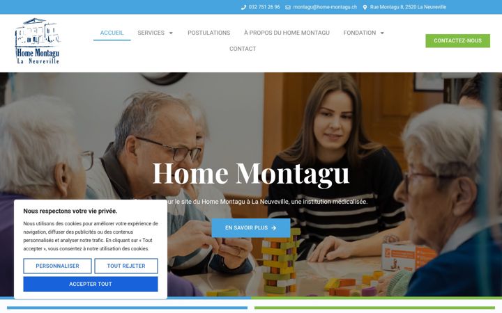 Screenshot of home-montagu.ch