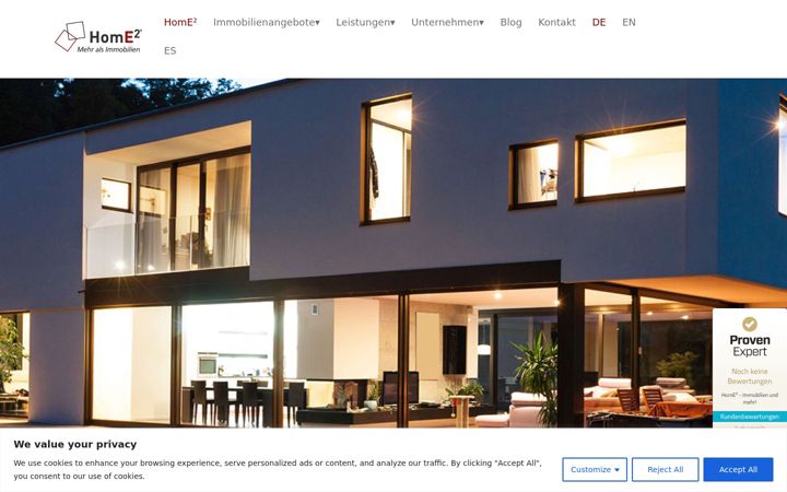 Screenshot of home-quadrat.de