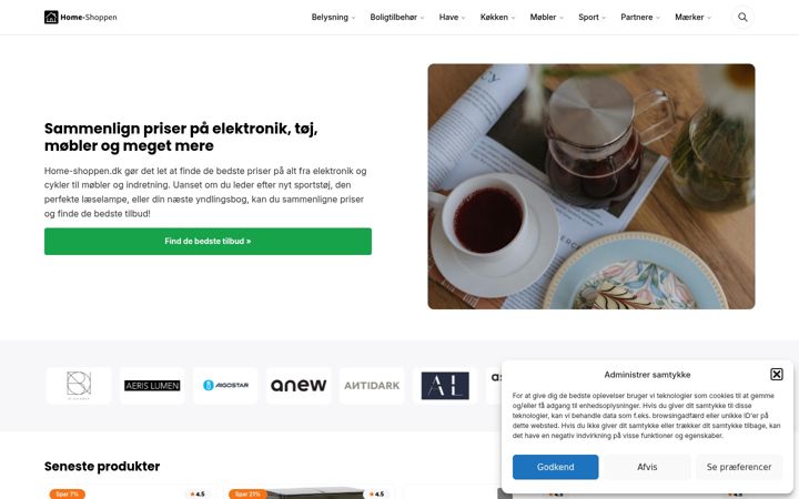 Screenshot of home-shoppen.dk