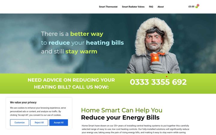 Screenshot of home-smart.co.uk