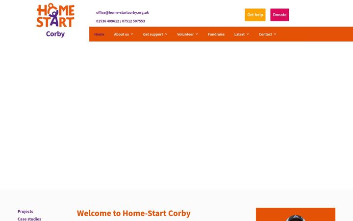 Screenshot of home-startcorby.org.uk