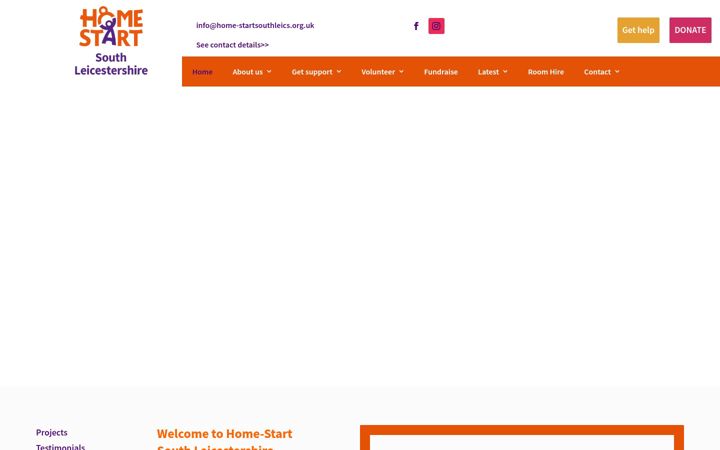 Screenshot of home-startsouthleics.org.uk