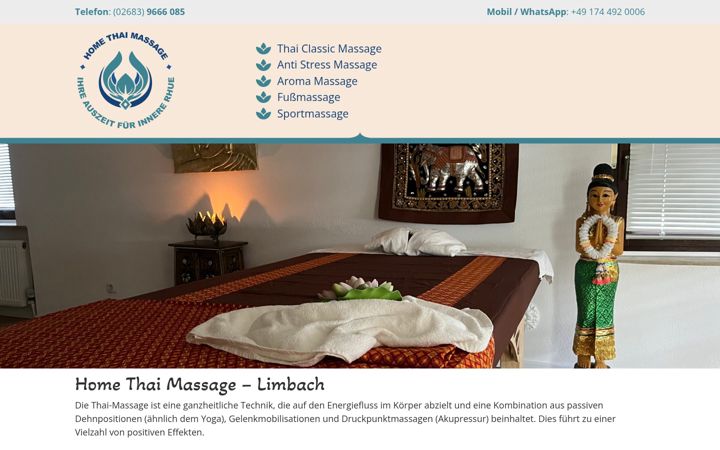 Screenshot of home-thai-massage.de
