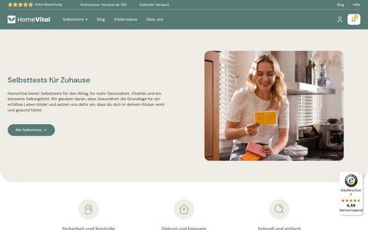 Screenshot of home-vital.com