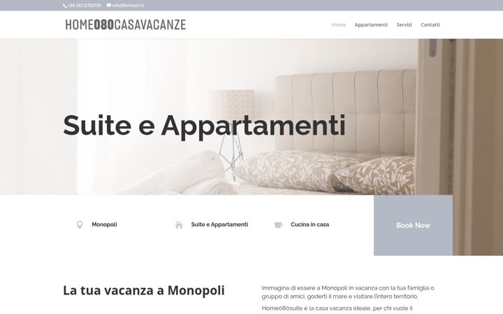 Screenshot of home080suite.it