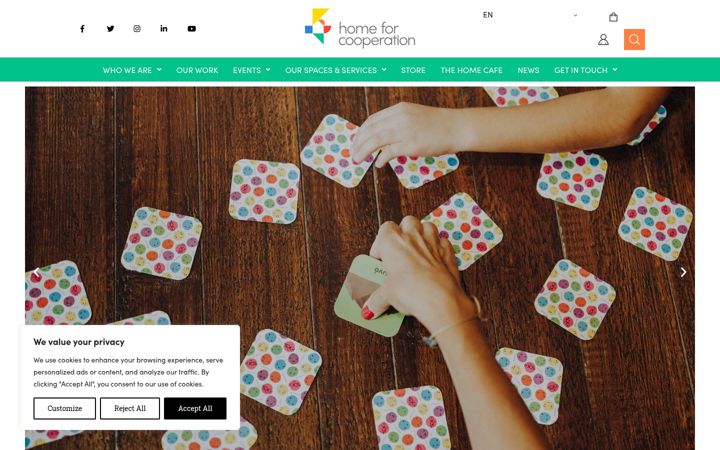 Screenshot of home4cooperation.info