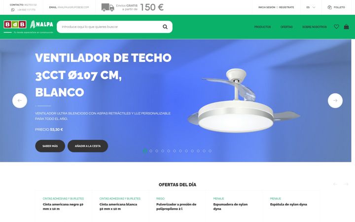 Screenshot of homeanalpa.com