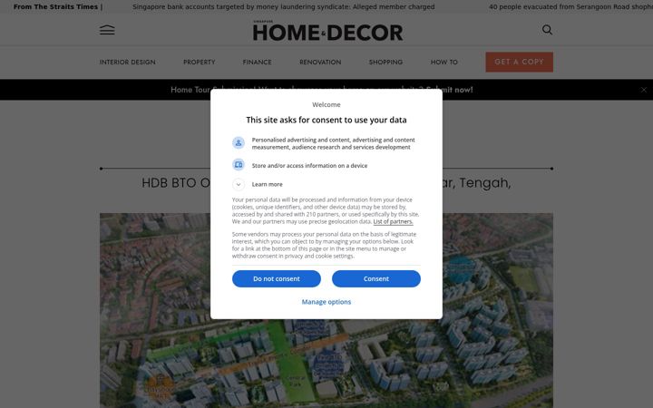 Screenshot of homeanddecor.com.sg