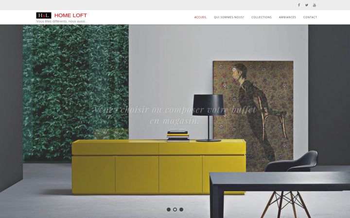 Screenshot of homeandloft.fr