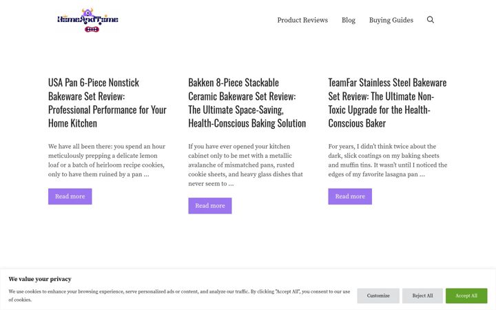 Screenshot of homeandtome.org