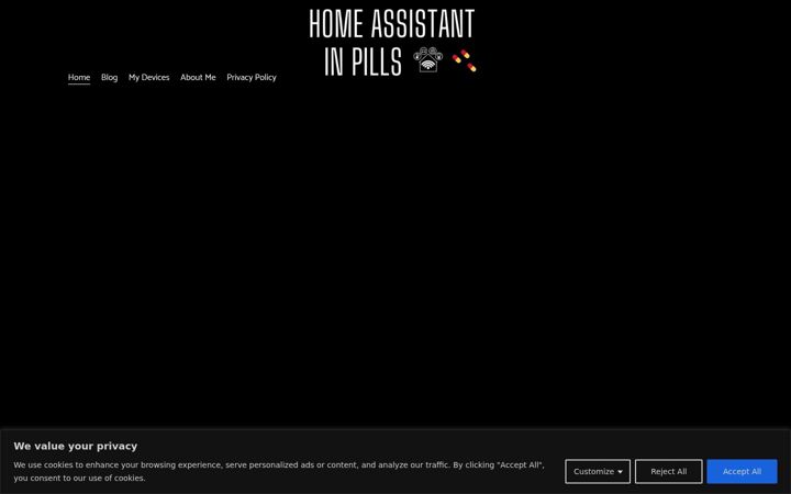 Screenshot of homeassistantinpills.net