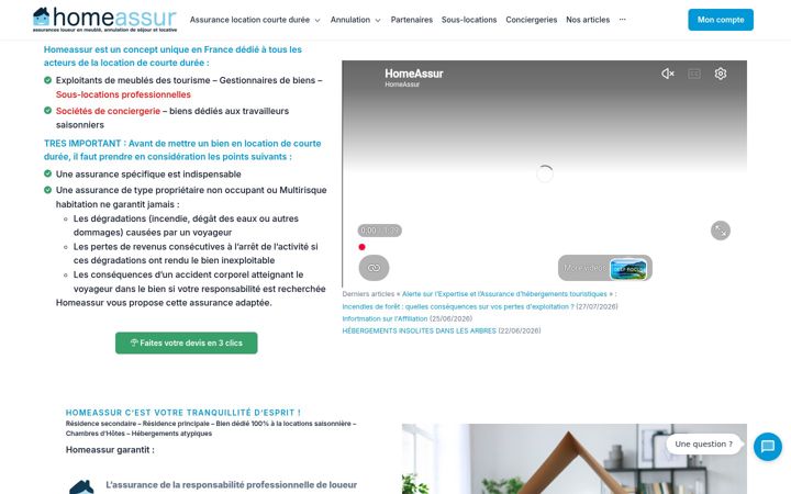 Screenshot of homeassur.fr