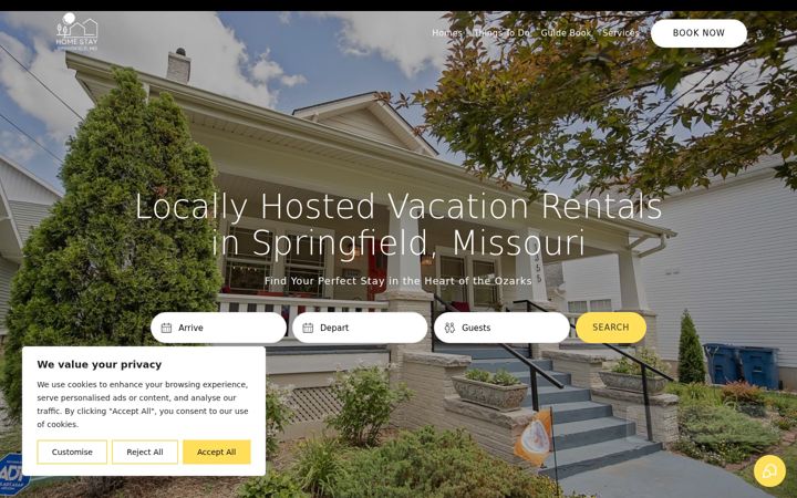 Screenshot of homeawayspringfield.com