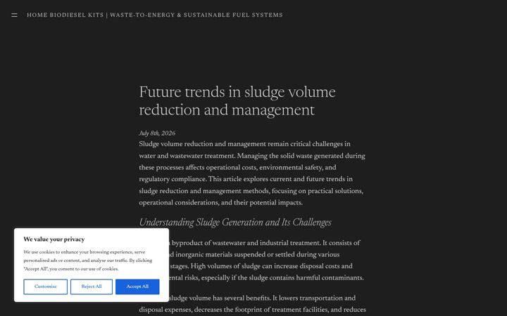 Screenshot of homebiodieselkits.com