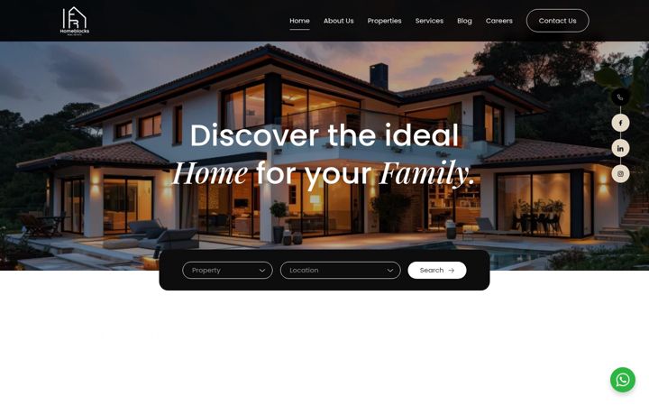 Screenshot of homeblocks.io
