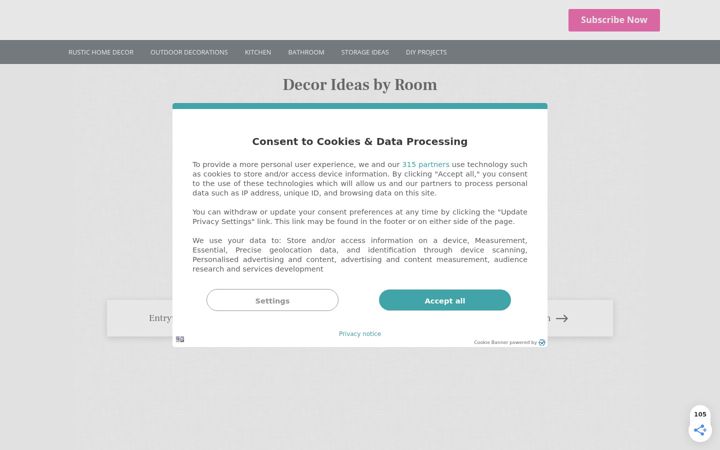 Screenshot of homebnc.com