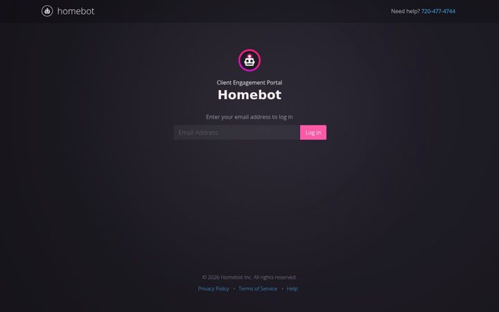 Screenshot of homebotapp.com