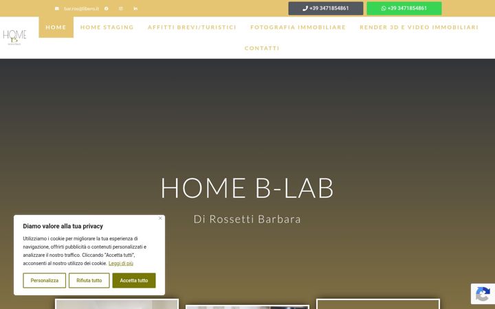 Screenshot of homebstaging.it