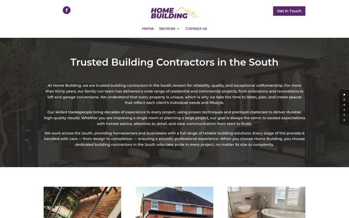 Screenshot of homebuildings.co.uk