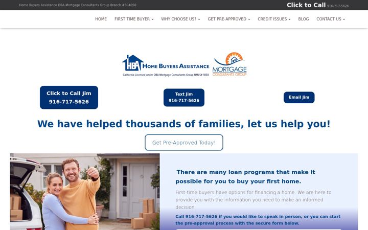 Screenshot of homebuying101.com
