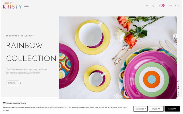 Screenshot of homebykristy.com
