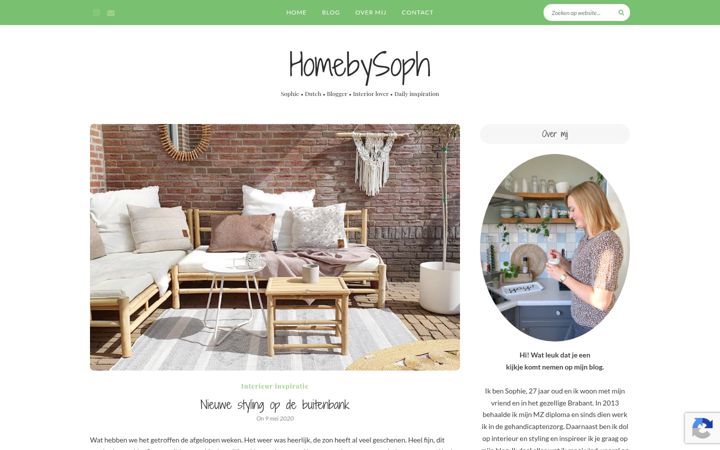 Screenshot of homebysoph.nl